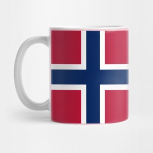 Bergen City in Norwegian Flag Mug